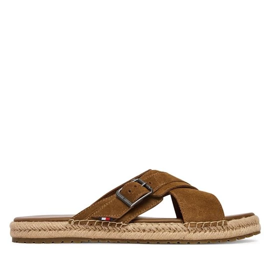 Obrázek produktu Espadrilky Tommy Hilfiger Buckle Flexible Sandals FM0FM05772 Hnědá
