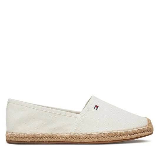 Obrázek produktu Espadrilky Tommy Hilfiger Flag Canvas Espadrille FW0FW08541 Écru Krémová