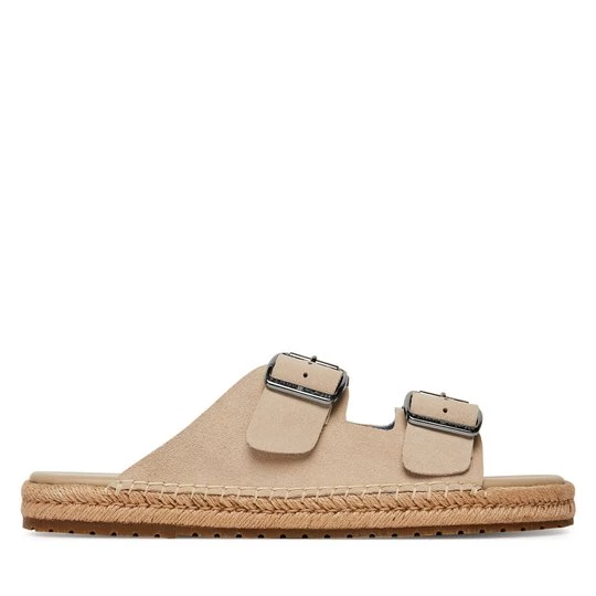 Obrázek produktu Espadrilky Tommy Hilfiger Flex Jutte Hilfiger Suede Sandal FM0FM05503 Béžová