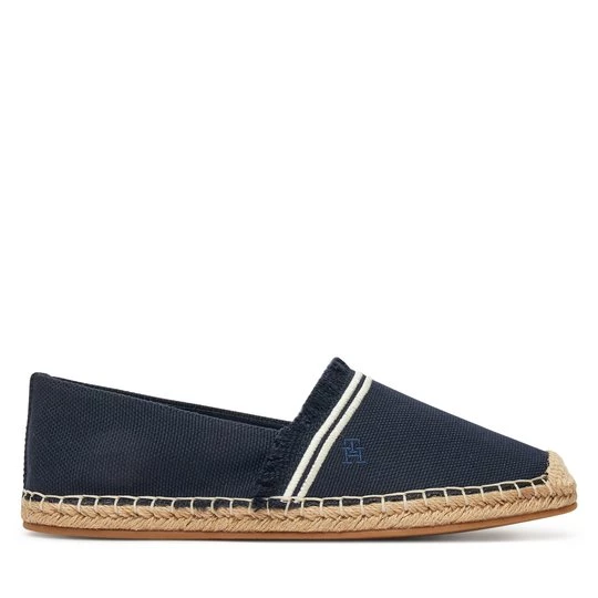 Obrázek produktu Espadrilky Tommy Hilfiger Fringe Canvas Closed Espadrille FW0FW08881 Tmavomodrá
