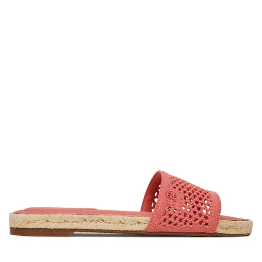 Obrázek produktu Espadrilky Tommy Hilfiger Knit Mesh Espadrille Flat Sandal FW0FW08744 Korálová