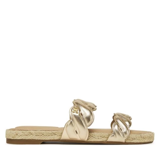 Obrázek produktu Espadrilky Tommy Hilfiger Metallic Rope Espadrille Mule FW0FW08670 Zlatá