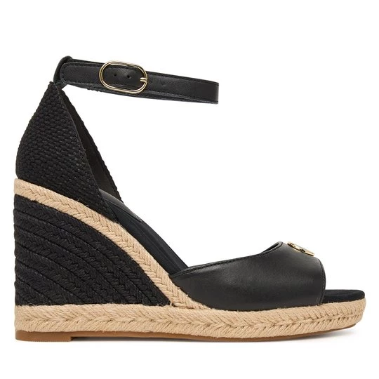 Obrázek produktu Espadrilky Tommy Hilfiger Plate High Wedge Espad FW0FW09517 Černá