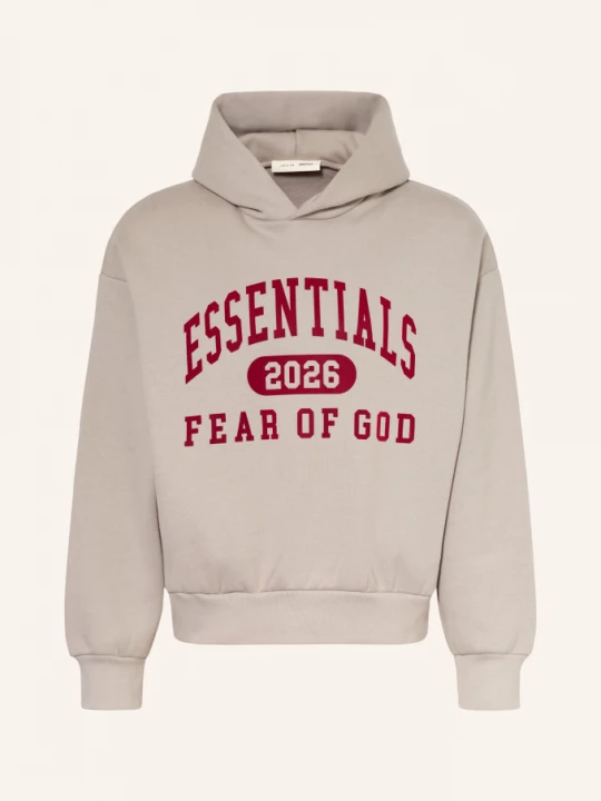 Obrázek produktu Essentials - Fear Of God Mikina S Kapucí Essentials světle šedá