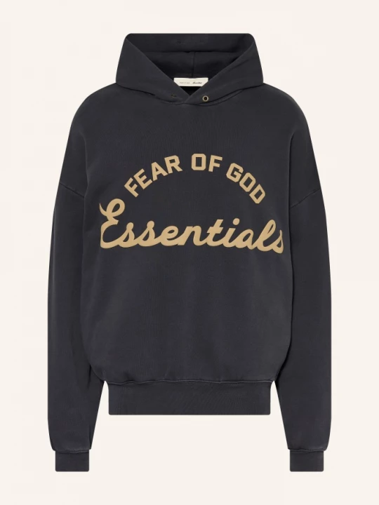 Obrázek produktu Essentials - Fear Of God Mikina S Kapucí V Oversized Střihu černá / béžová