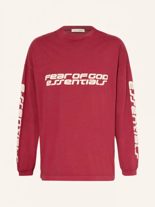 Obrázek produktu Essentials - Fear Of God Tričko S Dlouhým Rukávem tmavě červená