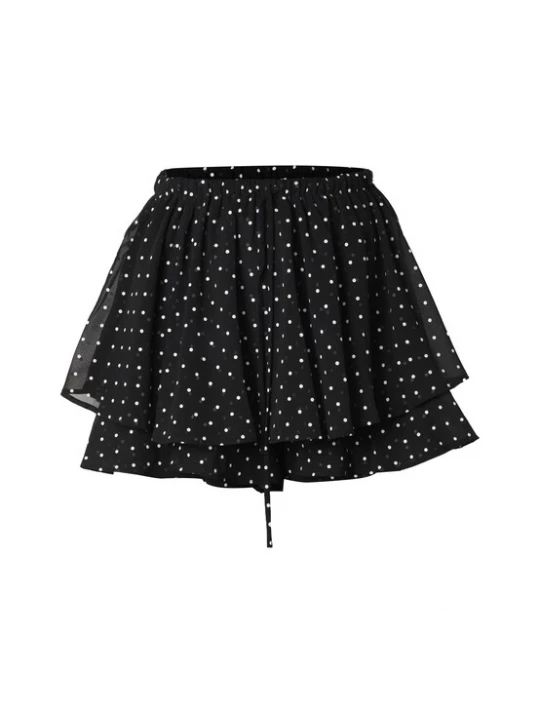 Obrázek produktu Estelou Sukně 'Polka' černá / bílá