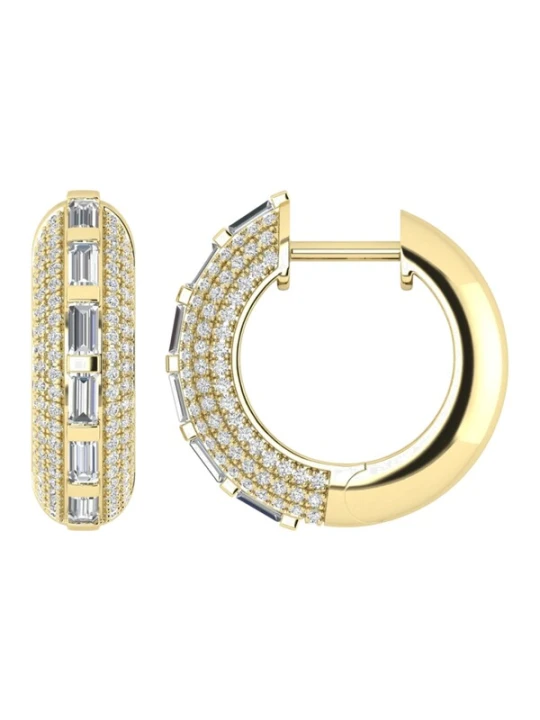 Obrázek produktu ETHISHER DIAMANTEN Náušnice 'Ohrringe aus 375 Gelbgold mit Lab Grown Diamant' zlatě žlutá