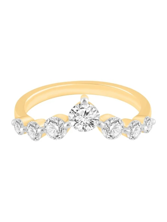 Obrázek produktu ETHISHER DIAMANTEN Prsten 'Ring aus 375 Gelbgold mit Lab Grown Diamant' zlatá