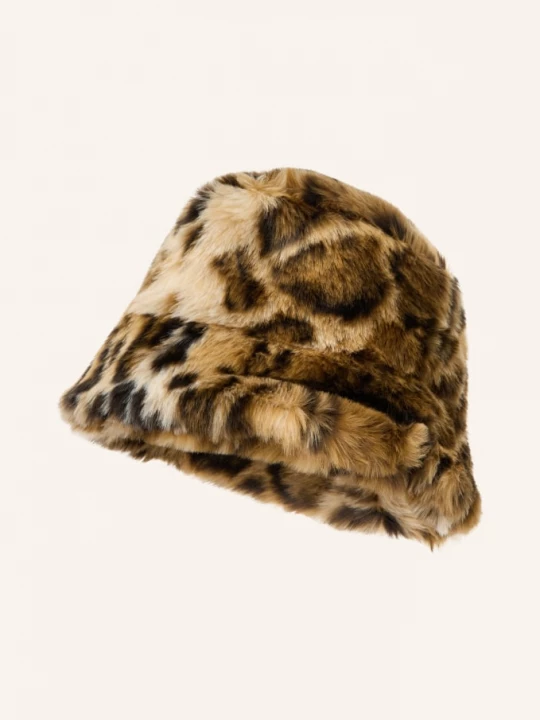 Obrázek produktu Etro Klobouček Typu „Bucket Hat“ Z Umělé Kožešiny béžová / světle hnědá / tmavě hnědá