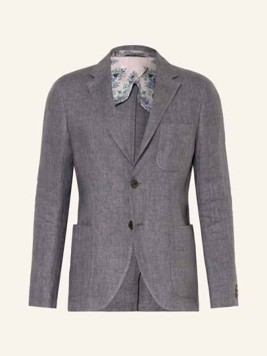 Obrázek produktu Etro Slim Fit Sako Z Lnu m0008 pale grey