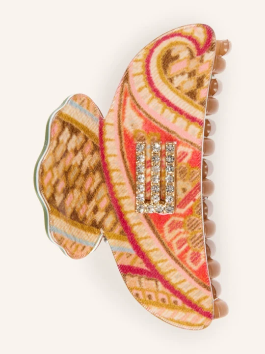 Obrázek produktu Etro Sponka Do Vlasů S Ozdobnými Kamínky béžová / červená / olivová