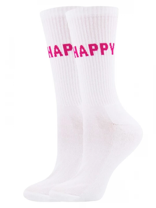 Obrázek produktu EWERS Ponožky 'Be Happy' světle růžová / bílá