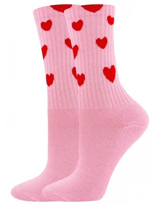 Obrázek produktu EWERS Ponožky 'Hearts' pink / červenofialová