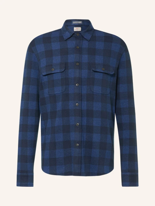 Obrázek produktu Faherty Flanelová Košile Comfort Fit tmavě modrá / černá