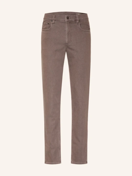 Obrázek produktu Faherty Kalhoty Terry Tailored Fit tmavě hnědá