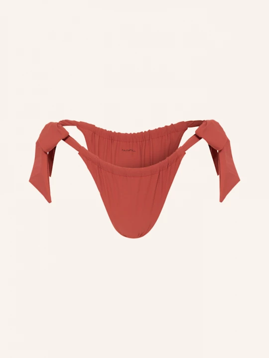 Obrázek produktu Faithfull The Brand Bikinové Kalhotky Brazilky Costa světle červená