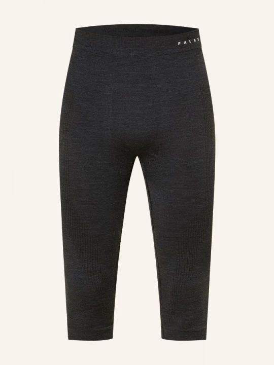 Obrázek produktu Falke Funkční Spodní Kalhoty Wool-Tech Se Zkrácenými Nohavicemi černá
