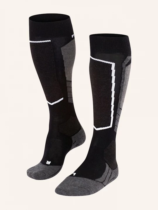 Obrázek produktu Falke Lyžařské Ponožky sk2 Wool Z Merino Vlny 3010 black-mix