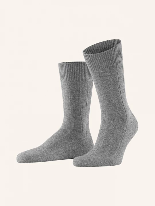 Obrázek produktu Falke Ponožky Lhasa Rib S Příměsí Merino Vlny 3390 light greymel.