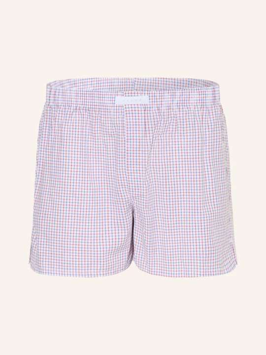 Obrázek produktu Falke Webové Boxerky Daily Woven modrá / tmavě červená / bílá