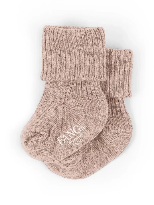 Obrázek produktu Fanga Fontana Vlněné ponožky Fanga Fontana LANA LIGHT KNITTED SOCKS růžová