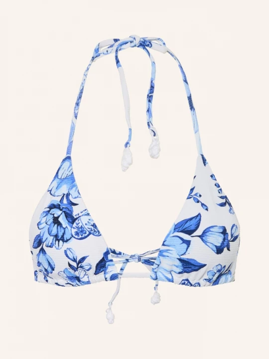 Obrázek produktu Farm Rio Trojúhelníkové Bikiny Porcelain Chita modrá / tmavě modrá / bílá