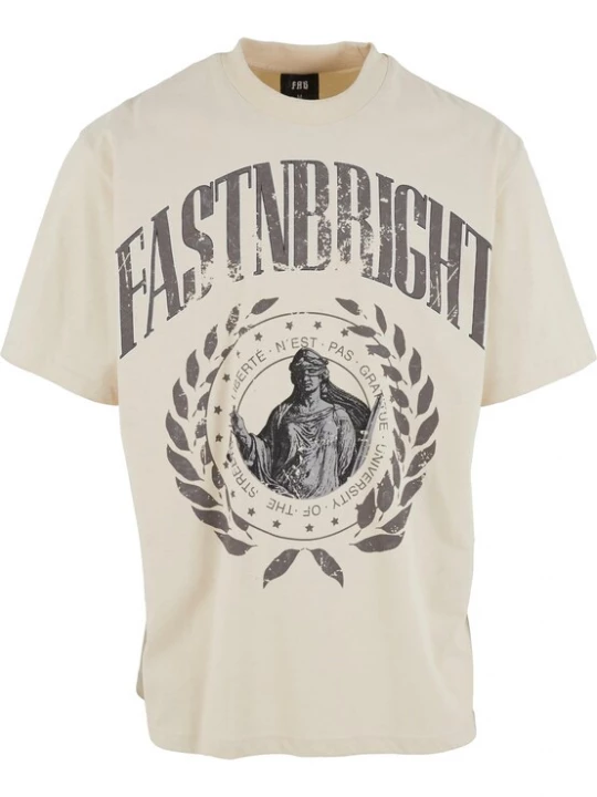 Obrázek produktu Fast & Bright Tričko 'Justice'  béžová / čedičová šedá