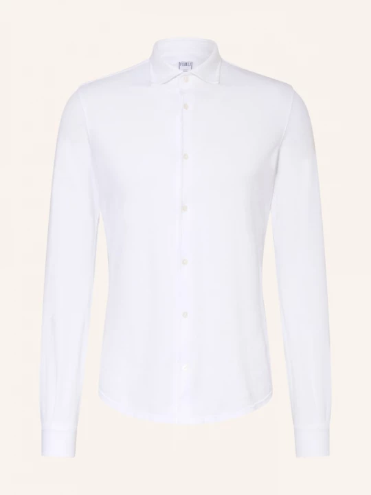 Obrázek produktu Fedeli Košile S Piké Vzorem Stelve Slim Fit bílá