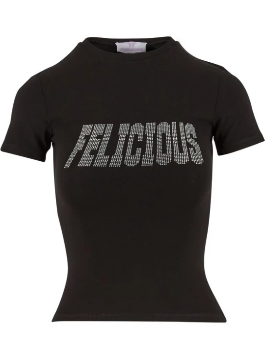 Obrázek produktu Felicious Tričko černá / stříbrná