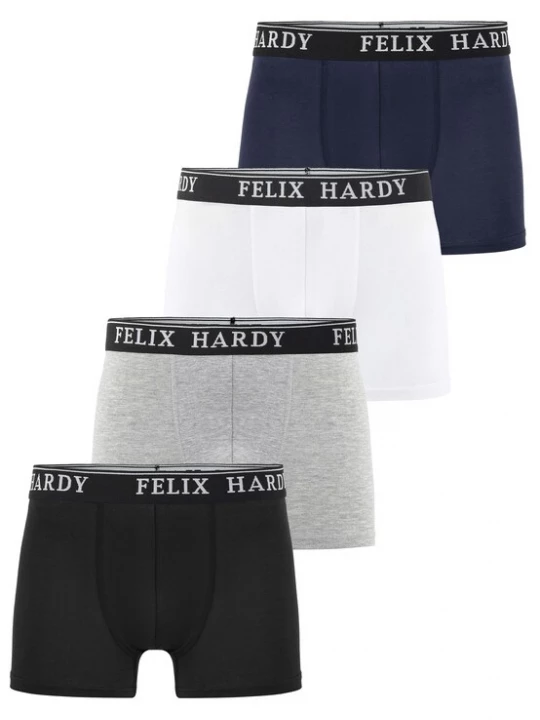 Obrázek produktu Felix Hardy Boxerky modrá / šedá / černá / bílá