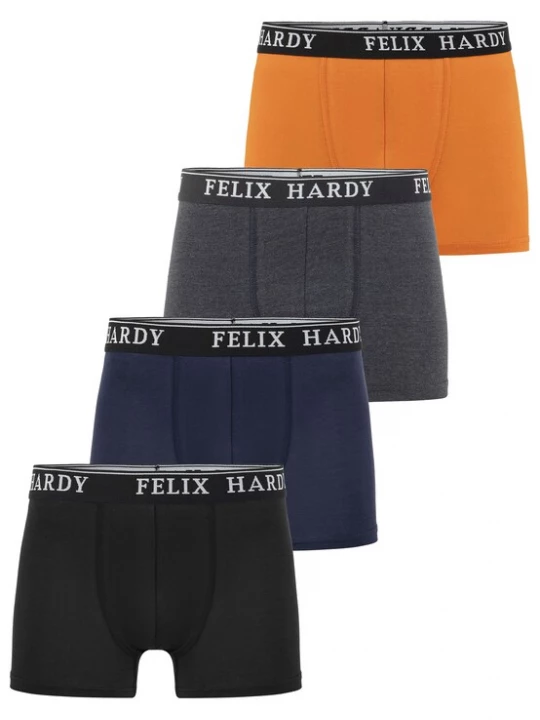 Obrázek produktu Felix Hardy Boxerky šedá / oranžová / černá