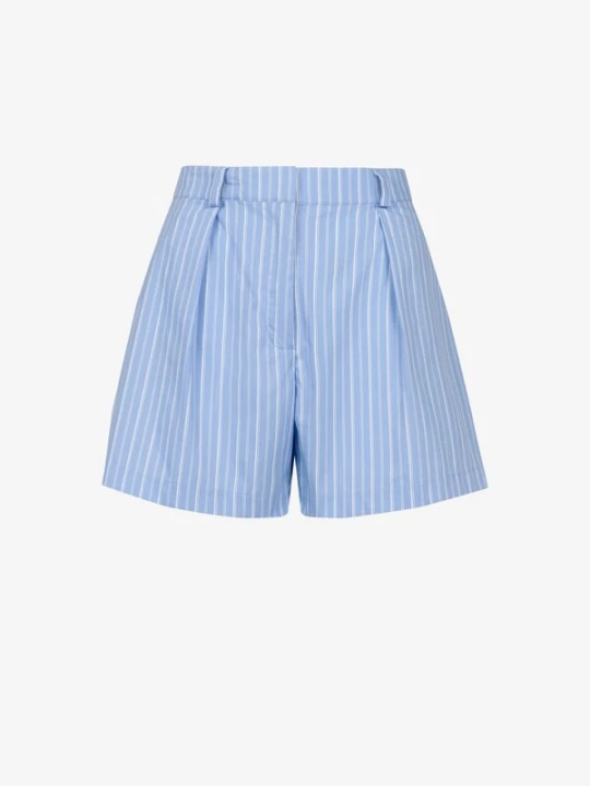 Obrázek produktu FEMSSY Kalhoty 'ARIA STRIPE SHORTS BLUE' modrá