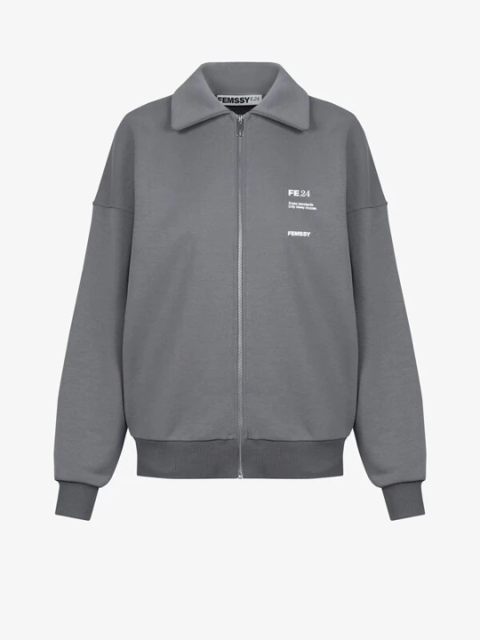 Obrázek produktu FEMSSY Mikina 'FORM ZIP UP SWEATSHIRT GREY' šedá