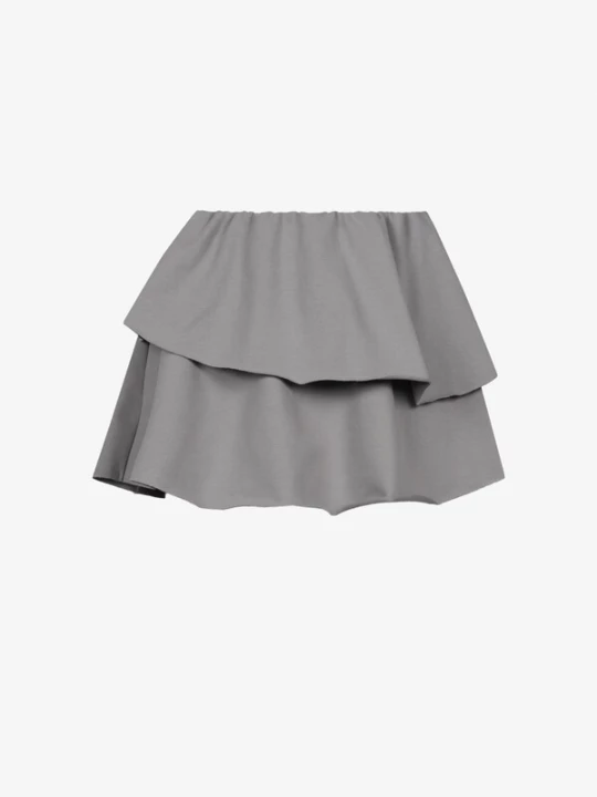 Obrázek produktu FEMSSY Sukně 'AURA SKIRT GREY' šedá