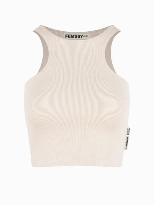 Obrázek produktu FEMSSY Top 'MIDLINE TOP BEIGE' béžová