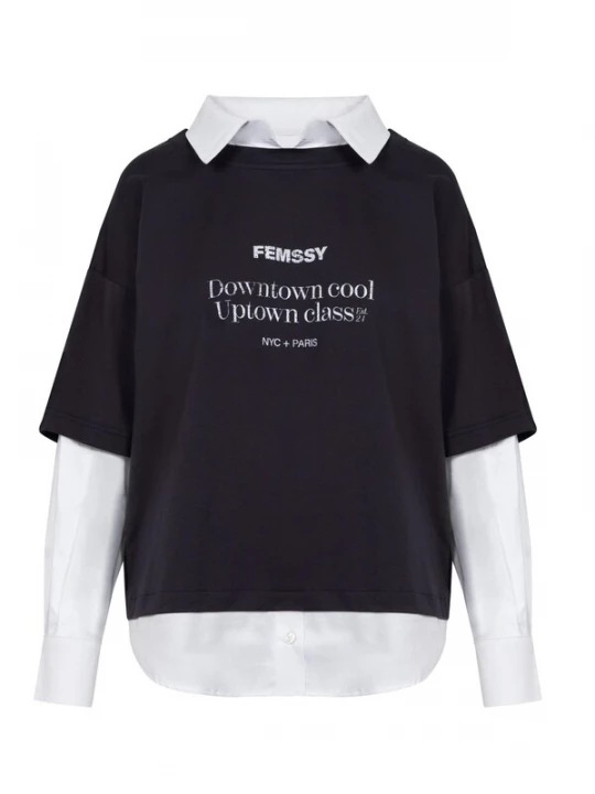 Obrázek produktu FEMSSY Tričko 'FUSE SHIRT GRAPHITE' grafitová