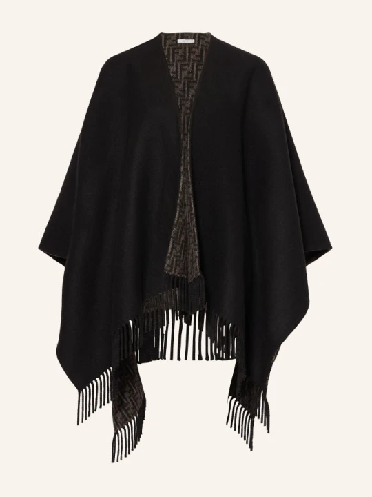 Obrázek produktu Fendi Cape S Kašmírem černá