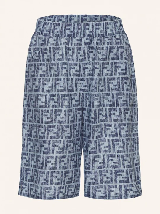 Obrázek produktu Fendi Lněné Šortky modrá