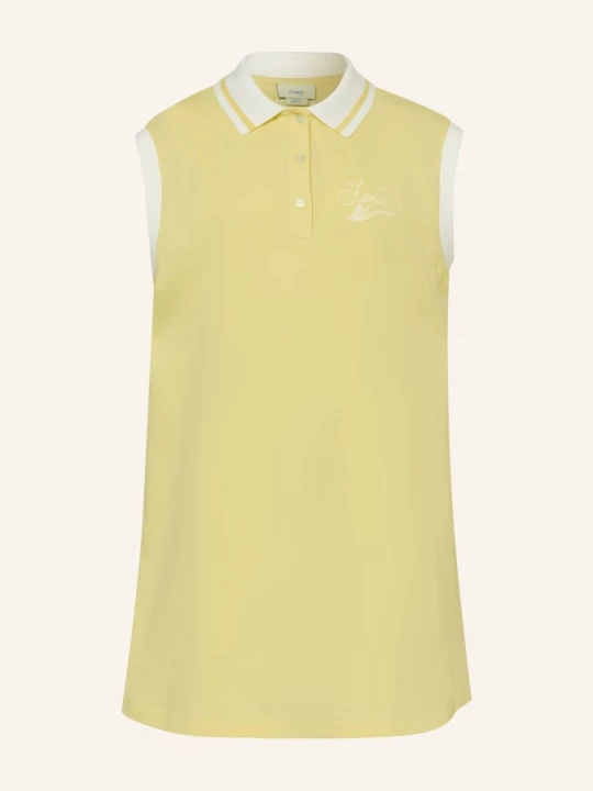 Obrázek produktu Fendi Polokošile Piqué žlutá / bílá