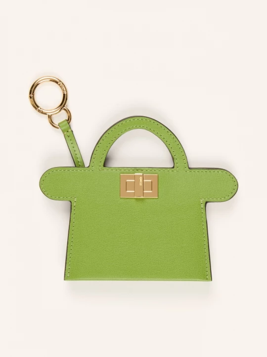 Obrázek produktu Fendi Přívěsek Na Tašku Fendi Way zelená / zlatá