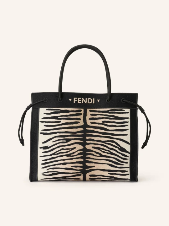 Obrázek produktu Fendi Shopper černá / stříbrná / béžová