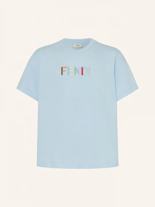 Obrázek produktu Fendi Tričko tmavě modrá / hnědá / růžová