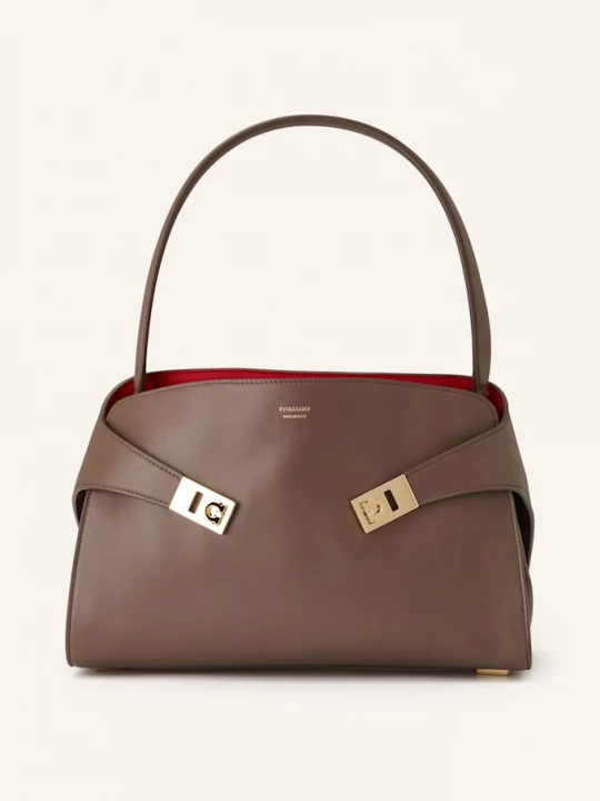 Obrázek produktu Ferragamo Kabelka Hug hnědá / červená