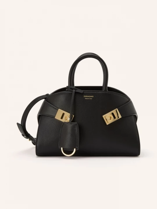 Obrázek produktu Ferragamo Kabelka Přes Rameno Hug Mini černá / zlatá