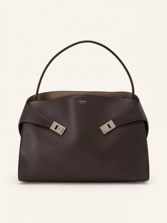 Obrázek produktu Ferragamo Taška Hug tmavě hnědá / stříbrná