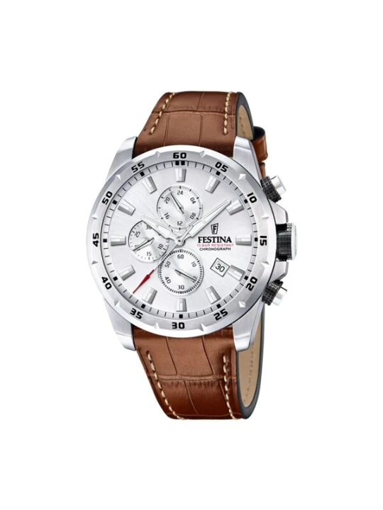 Obrázek produktu FESTINA Analogové hodinky 'Chronograph Timeless Chronograph' stříbrná