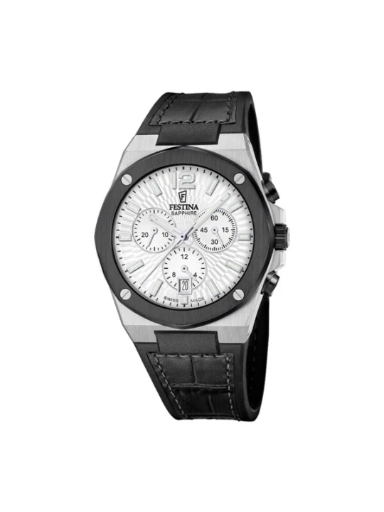 Obrázek produktu FESTINA Analogové hodinky 'Chronograph Vallee Swiss Made' stříbrná