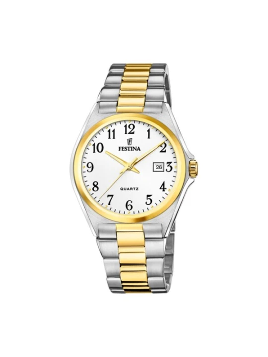 Obrázek produktu FESTINA Analogové hodinky 'Date watch ACERO CLASICO' bílá