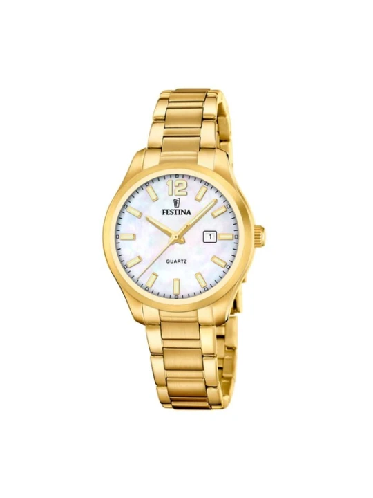 Obrázek produktu FESTINA Analogové hodinky 'Watch Acero Clasico' béžová